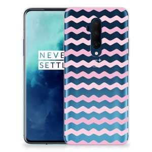 OnePlus 7T Pro TPU bumper Waves Roze