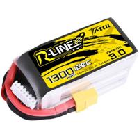 Tattu LiPo accupack 22.2 V 1300 mAh Aantal cellen: 6 120 C Softcase XT60