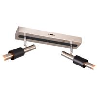 LED Plafondspot - Trio Select Ikaris - 2 Lichtpunten van 4.5 Watt - Dimbaar - Aanpasbare Lichtkleur - IP20 - Mat Nikkel - Metaal