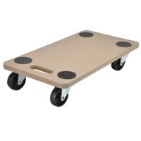 Verhuis trolley/hondje - meubelroller - met handvat - MDF - 200 kg - 56 x 30 cm Verhuis trolley/hondje - meubelroller - met handvat - MDF - 200 kg - 56 x 30 cm