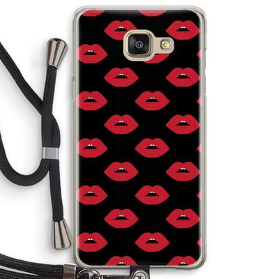 Lips: Samsung Galaxy A5 (2016) Transparant Hoesje met koord