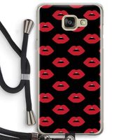 Lips: Samsung Galaxy A5 (2016) Transparant Hoesje met koord
