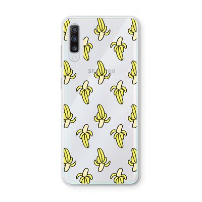Bananas: Samsung Galaxy A70 Transparant Hoesje