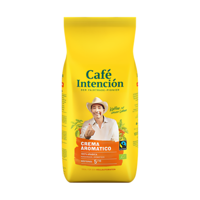 Café Intención Crema Aromatico - Bio koffiebonen, 1 KG