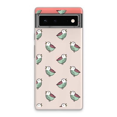 Vogeltjes: Google Pixel 6 Transparant Hoesje