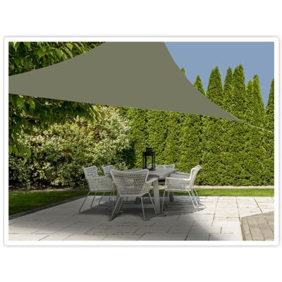 Schaduwdoek/zonnescherm driehoek - groen - 3 x 3 x 3 meter - Terras/tuin zonwering