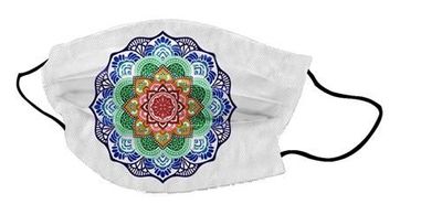 Mondkapje/Yogi Masker Mandala Lotus