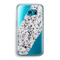 Gespikkelde marmer: Samsung Galaxy S6 Transparant Hoesje