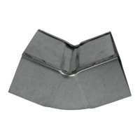 Rechthoekige Korte (instort) Bocht 45º Verticaal - 200mm X 40mm