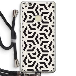 Crazy pattern: Huawei Ascend P10 Lite Transparant Hoesje met koord