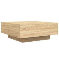 vidaXL Salontafel 80x80x31 cm spaanplaat sonoma eikenkleurig - thumbnail