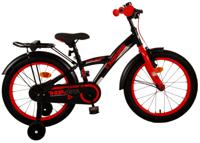 Volare Thombike 18 Inch 24 cm Jongens Terugtraprem Zwart/Rood - thumbnail