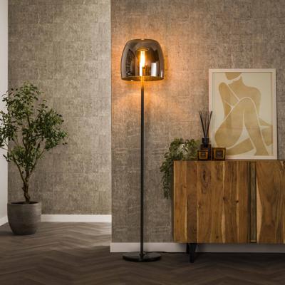 LifestyleFurn Vloerlamp 'Rift' Smoke glas, 170cm