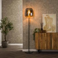 LifestyleFurn Vloerlamp 'Rift' Smoke glas, 170cm
