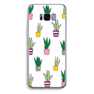 Sanseveria: Samsung Galaxy S8 Plus Transparant Hoesje