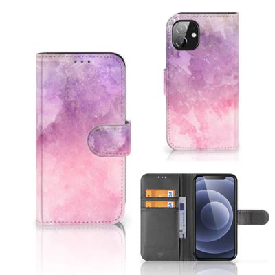 Hoesje Apple iPhone 12 Mini Pink Purple Paint