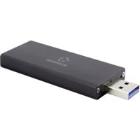 Renkforce RF-4521561 M.2 SSD-behuizing USB-A 3.0 5 GBit/s M.2 SATA 2230, 2242 RF-4521561