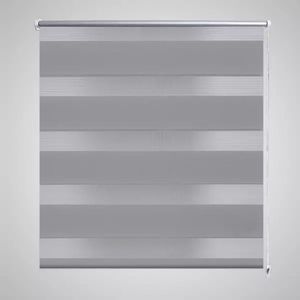 VidaXL Duo rolgordijn 100 x 175 cm grijs