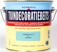 Tuindecoratiebeits 713 caribbean blue 2500 ml - Hermadix