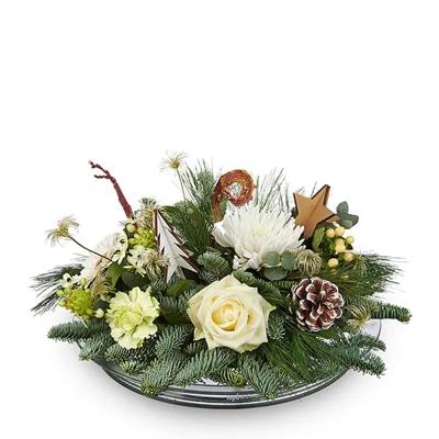 'Kerststuk Wit' kopen? | FOR YOU GIFTS