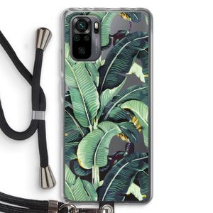 Bananenbladeren: Xiaomi Redmi Note 10 Pro Transparant Hoesje met koord