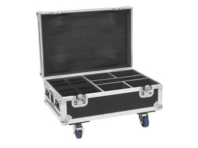 ROADINGER Flightcase 4x AKKU IP UP-4 Plus HCL Spot WDMX with charging function