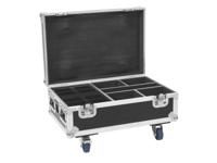 ROADINGER Flightcase 4x AKKU IP UP-4 Plus HCL Spot WDMX with charging function
