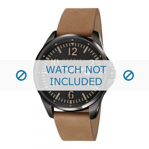 Esprit horlogeband ES107601-002 Leder Bruin