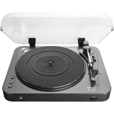 Lenco LBT-120BK - Plattenspieler mit direkter Codierung und Bluetooth® - Schwarz Platenspeler