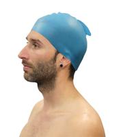 PACK OF 10 SOFTEE SWIMMING SILICONE CAPS WITH FIN