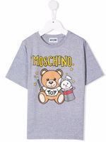 Moschino Kids t-shirt à motif Teddy Bear - Gris