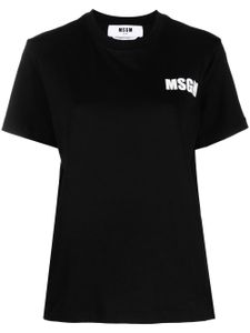 MSGM t-shirt à logo imprimé - Noir