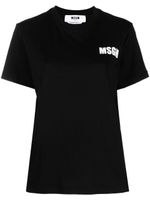 MSGM t-shirt à logo imprimé - Noir