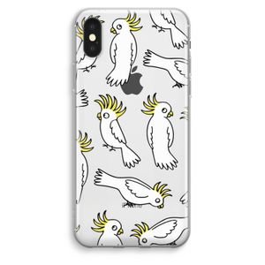 Papegaai: iPhone XS Max Transparant Hoesje