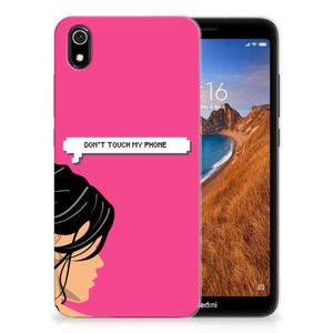 Xiaomi Redmi 7A Silicone-hoesje Woman Don't Touch My Phone