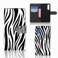 Huawei P30 | Telefoonhoesje | Met pasjeshouder | Zebra