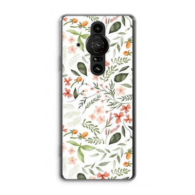 Sweet little flowers: Sony Xperia Pro-I Transparant Hoesje
