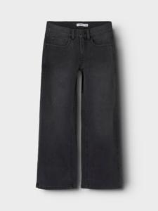 Name it winter jeansbroek meisjes - grijs - wide leg fit - NkfRose