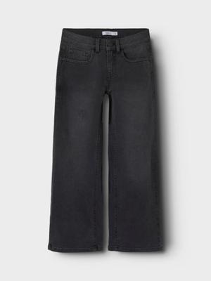 Name it winter jeansbroek meisjes - grijs - wide leg fit - NkfRose