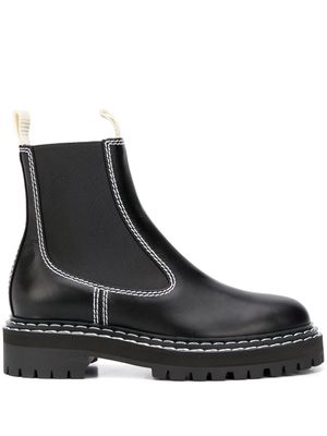 Proenza Schouler bottines à surpiqûres contrastantes - 999