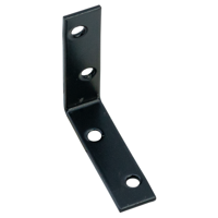 Waelbers Stoelhoek 55mm p/4st zwart KVP - 20 Stuk(s) - 2187KVP.24