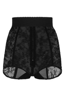 Dolce & Gabbana culotte à taille haute - Noir