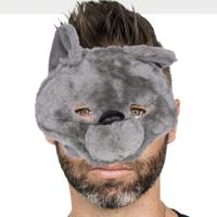 Ratten verkleed dieren masker met geluid - grijs - volwassenen - carnaval/Halloween