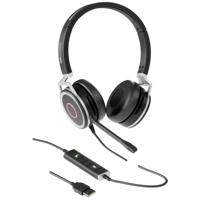 B2Bworkplace BUSINESS START On Ear headset B-grade (nieuwstaat, beschadigde/ontbrekende verpakking) Computer Kabel Stereo Zwart Headset, Volumeregeling, - thumbnail