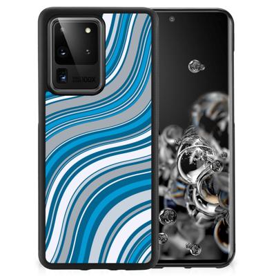 Samsung Galaxy S20 Ultra Bumper Case Waves Blue