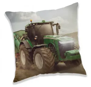 Tractor groen sierkussen 40X40cm