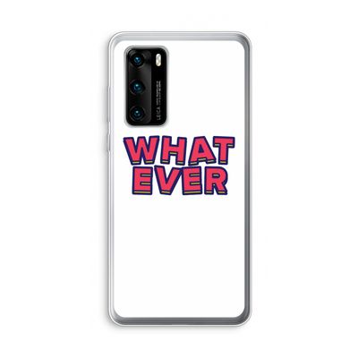 Whatever: Huawei P40 Transparant Hoesje