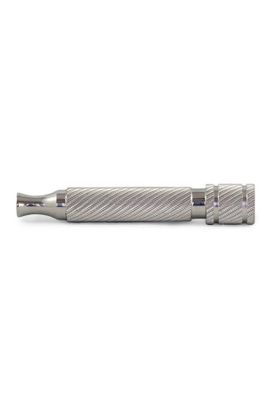 RazoRock handle for safety razors barberpole 85mm stainless steel 316l