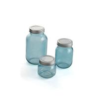 Set van Potjes Quid Minimal Beige 100 ml 250 ml 450 ml 3 Onderdelen