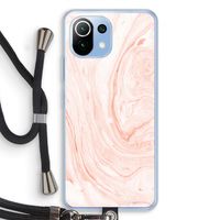 Peach bath: Xiaomi Mi 11 Lite Transparant Hoesje met koord